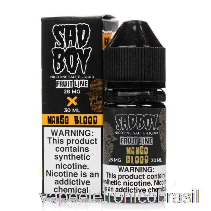 Vape Eletrônico Sangue De Manga - Sais Sadboy - 30ml 28mg